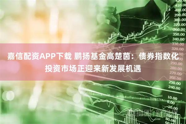 嘉信配资APP下载 鹏扬基金高楚茵：债券指数化投资市场正迎来新发展机遇